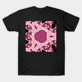 Kaleidoscope of Pink Pastel Mandala T-Shirt